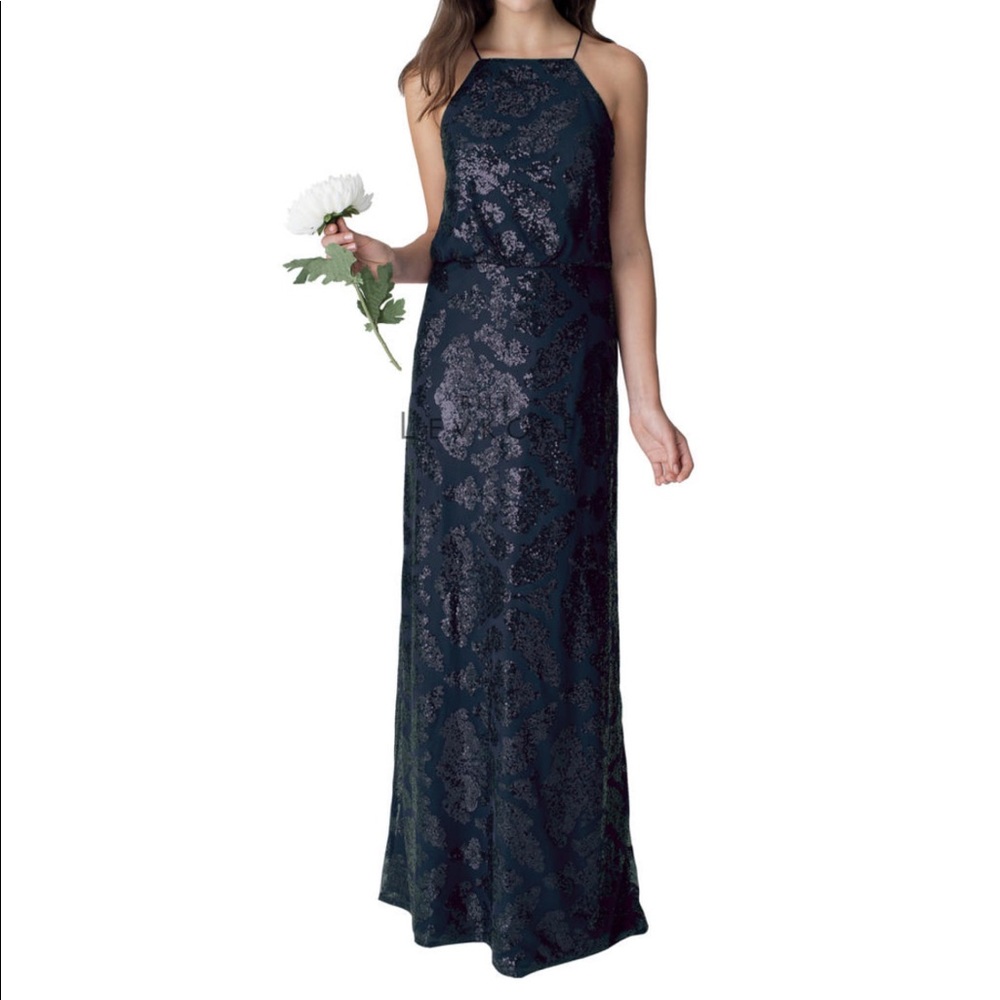 Bill Levkoff Bridesmaids Formal Prom Sequin Dress